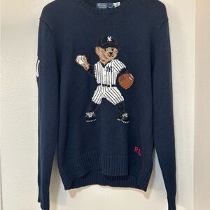 Polo Ralph Lauren NY New York Yankees Bear Sweatshirt